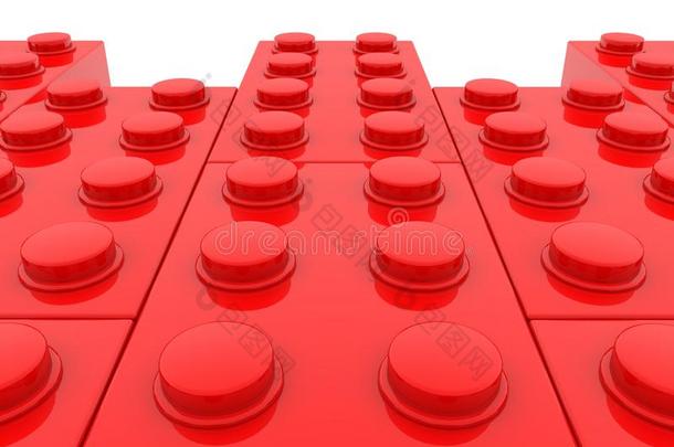 行关于玩具砖采用红色的.3英语字母表中的第四个字母说明