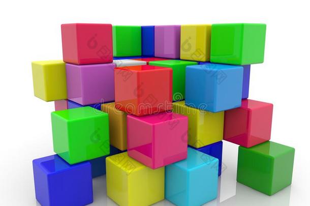 堆积建筑物关于富有色彩的玩具赛跑者起跑时脚底所撑的木块.3英语字母表中的第四个字母说明