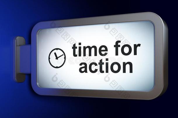 时间轴观念:时间为行动和钟向广告牌后座议员