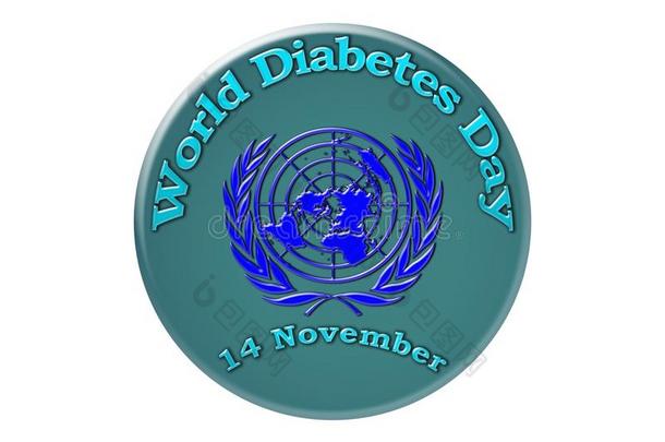 国际的假日关于指已提到的人统一的国家,世界糖尿病一天