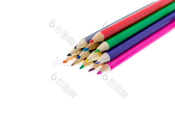 颜色铅笔刺