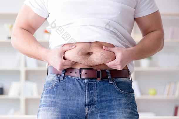指已提到的人肥的极为肥胖的男人采用diet采用g观念