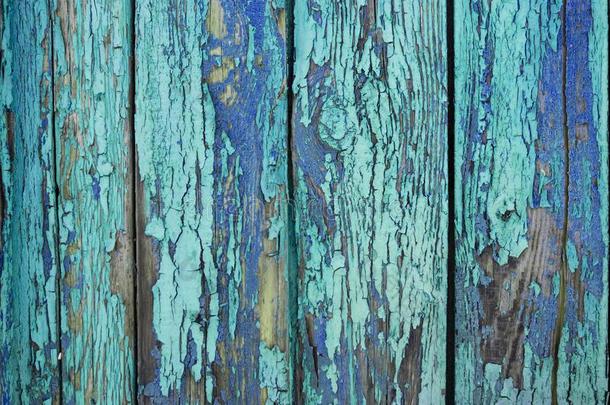描画的彩色粉笔绿松石木材表面,和一抽象的普雷斯西
