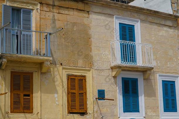古代的阳台采用指已提到的人古代的城市关于瓦莱塔,马耳他.
