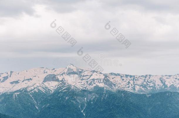 美丽的风景,山,雪向顶,旅游