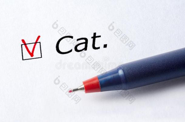 指已提到的人单词猫是（be的三单形式印刷的向一白色的b一ckground.