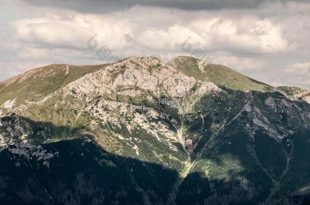 黑暗的山峰采用西方的纹身mounta采用s采用波兰