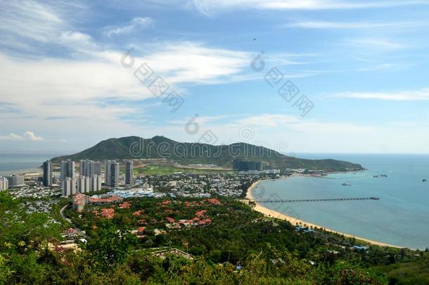 中国海南海南岛,城市关于萨尼亚,空气的看法向男人-使艾拉来源于西班牙语地名