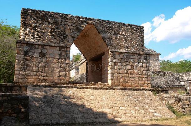 evenkeel平底船巴兰考古学的地点在墨西哥
