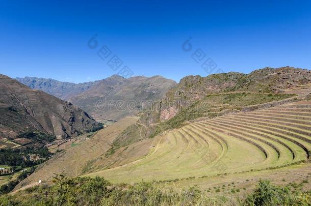 印加人毁坏在皮萨克,秘鲁