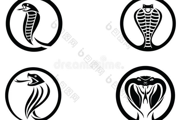 蝰蛇蛇标识设计元素.危险蛇偶像.蝰蛇象征