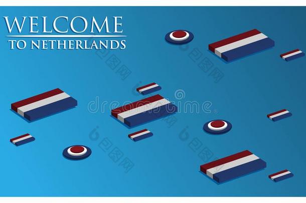 欢迎向荷兰海报和荷兰旗,时间向transformer-reactorassembly变压器-反应堆装置