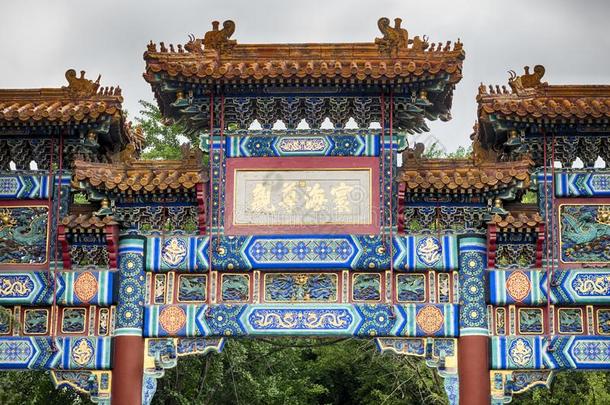 喇嘛庙门,北京,中国