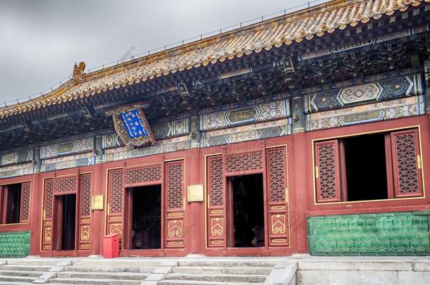 喇嘛庙建筑学和装饰,北京,中国