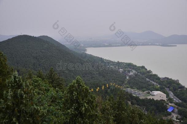 指已提到的人风景关于云龙山在徐州,中国.