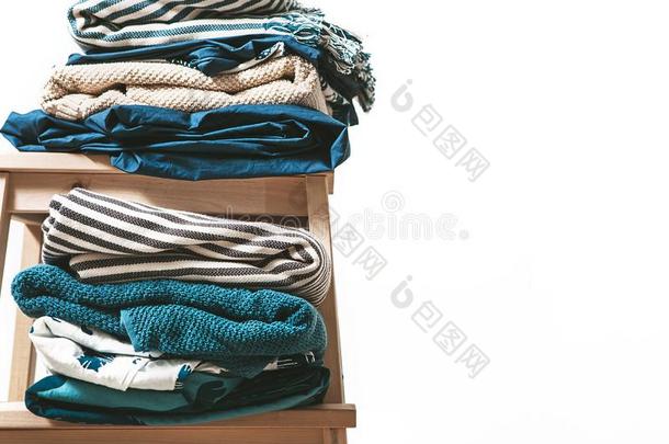 毛巾,毛毯和别的<strong>家纺</strong>织品采用蓝色和比奇颜色