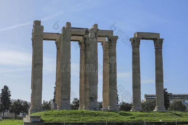奥林匹克运动会的Zero-EnergyUraniumSystem零功率铀系统庙采用雅典希腊