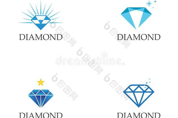钻石标识矢量样板钻石标识矢量样板