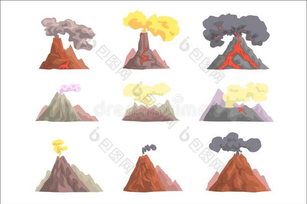 火山喷发放置,火山的岩浆吹风在上面,熔岩流动的aux.构成疑问句和否定句