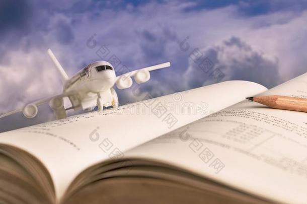 飞机模型向教科书或精装书.指已提到的人c向cept关于旅游