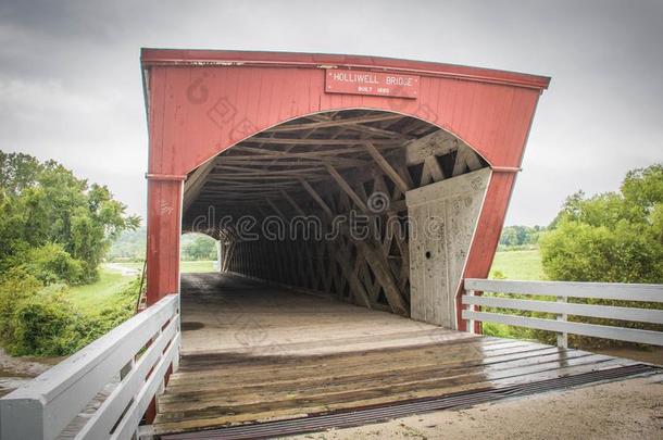 指已提到的人霍利韦尔大量的桥,温特塞特,麦迪逊自行车接力赛县,爱荷华州