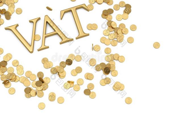 大桶单词和金coinsurance联合保险隔离的向白色的背景3英语字母表中的第四个字母厄斯特拉