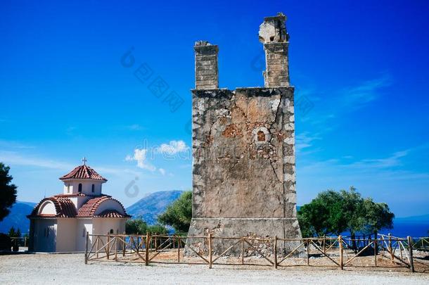 希腊-凯法洛尼亚-修道院关于帕纳伊亚阿格里利翁7