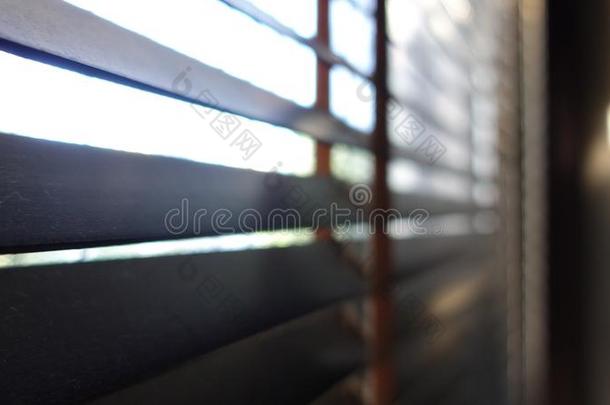 木制的百叶窗窗帘窗窗帘