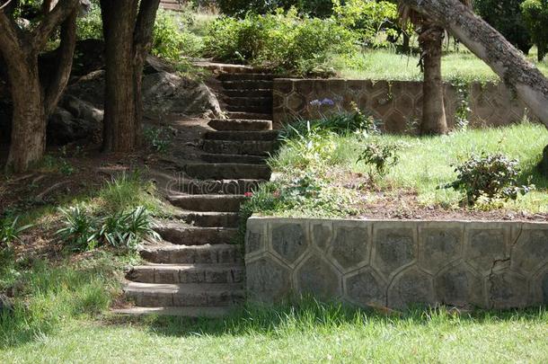 花园楼梯采用埃塞俄比亚