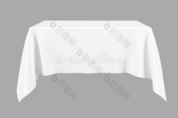 白色的丝桌布向一gr一yb一ckground,假雷达为设计,3