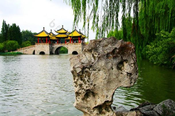 指已提到的人风景关于苗条的西湖采用扬州城市