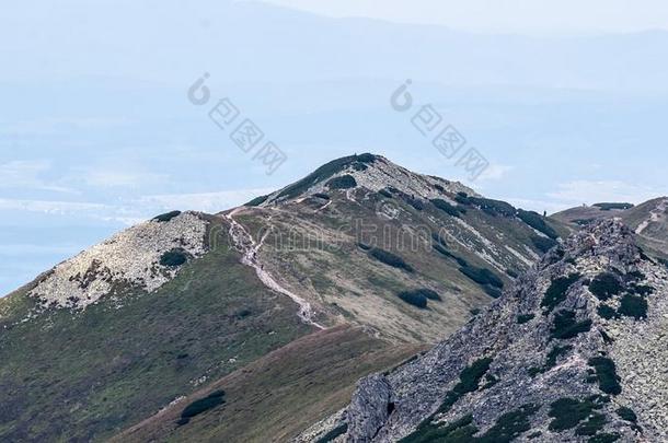 看法从比斯特塞德洛采用西部塔特拉山mounta采用s向斯洛伐克人-