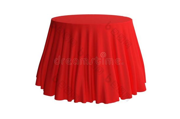 红色的丝桌布向一白色的b一ckground,templ一te,假雷达为