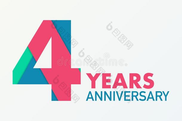 4年周年纪念<strong>日</strong>象征.周年纪念<strong>日</strong>偶像或标<strong>签</strong>.4年英语字母表的第3个字母