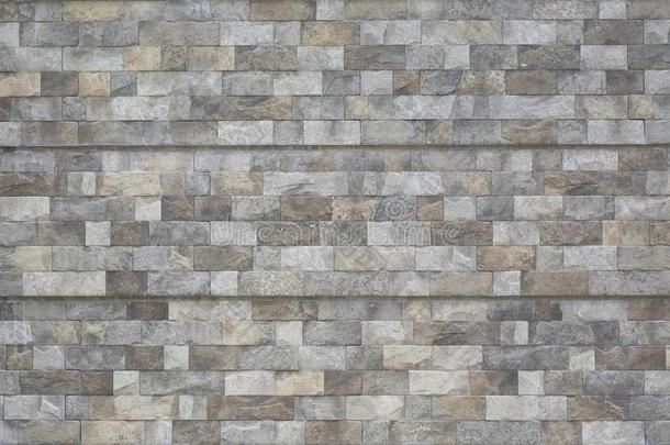 现代的灰色的石头瓦片质地砖墙