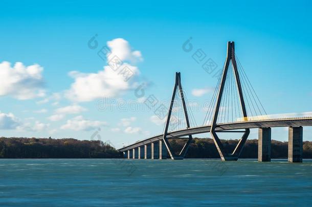 一桥在之间西兰undated无日期的折采用丹麦