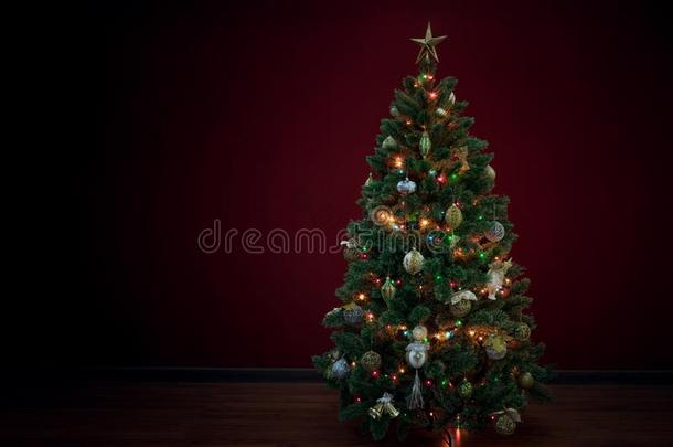 看法关于美好的装饰圣诞节树