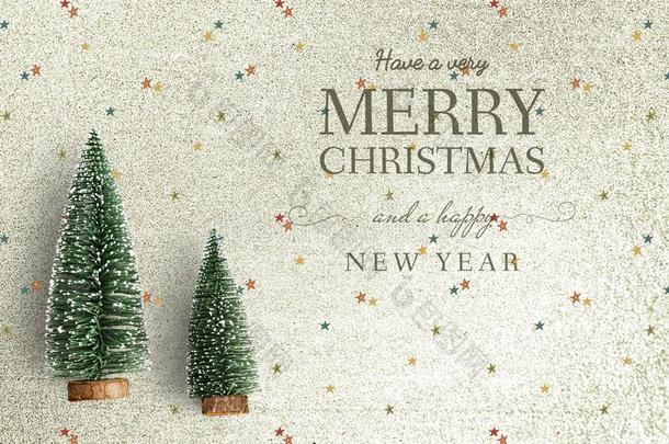 愉快的圣诞节和幸福的<strong>新</strong>的年招呼卡片假雷达