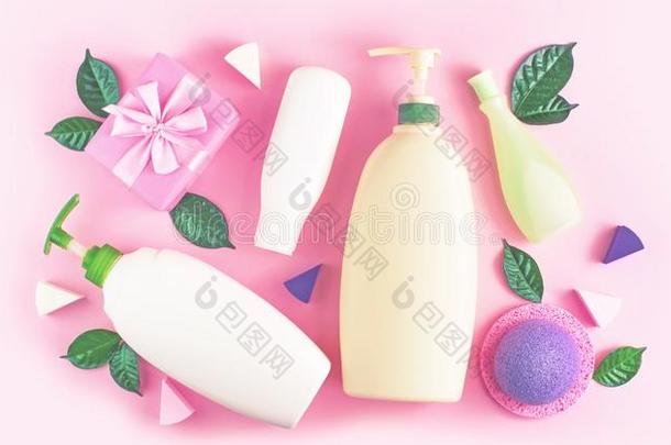 横幅化妆品包装塑料制品瓶子洗发剂乳霜阵雨Georgia格鲁吉亚