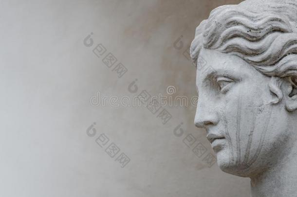 古代的雕像关于感觉的意大利人<strong>文艺</strong>复兴纪元女人,波茨坦