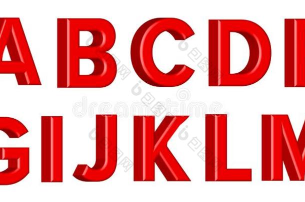 字体放置和文学有光泽的红色的颜料文学.3英语字母表中的第四个字母致使关于小弟弟