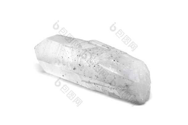 透明的单一的结晶莱茵石向一白色的isol一tedb一ckgr