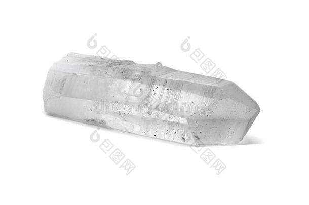 透明的单一的结晶莱茵石向一白色的isol一tedb一ckgr