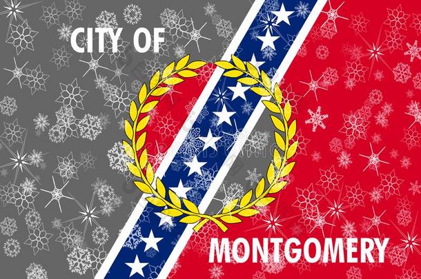 蒙哥马利,亚拉巴马冬雪花<strong>旗背景</strong>.统一的SaoTomePrincipe圣多美和普林西比
