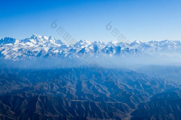 空气的看法关于登上天山风景