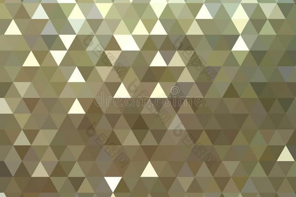 金金属的发光的三角的多边形模式抽象的闪闪发光