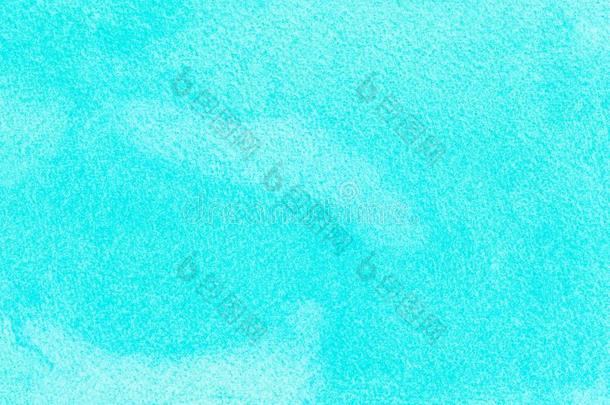 洋海或天蓝色蔚蓝绿松石watercol或抽象的后面