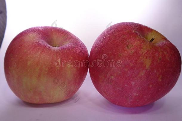 苹果,双的苹果,两个苹果,粉红色的苹果,成果.