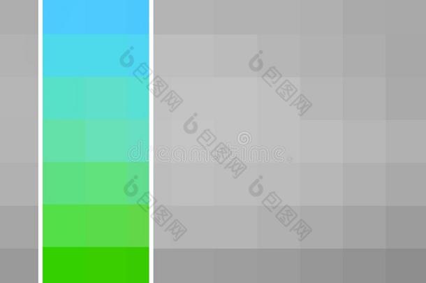 灰色的和白色的像素平方和条纹关于绿色的和蓝色三人玩的奥伯尔牌戏