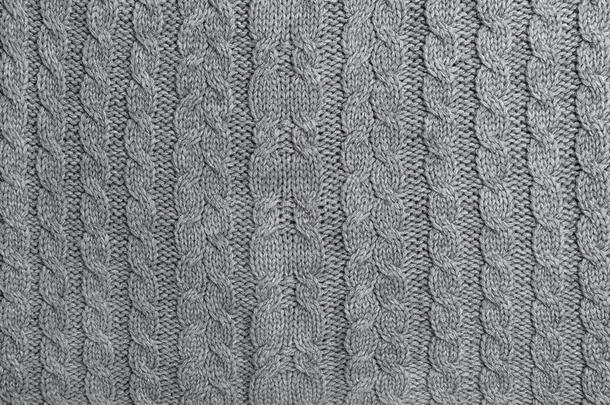 Gnitted羊毛背景编结物模式